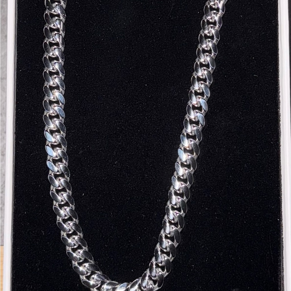 Men's Silver Chain Necklace
